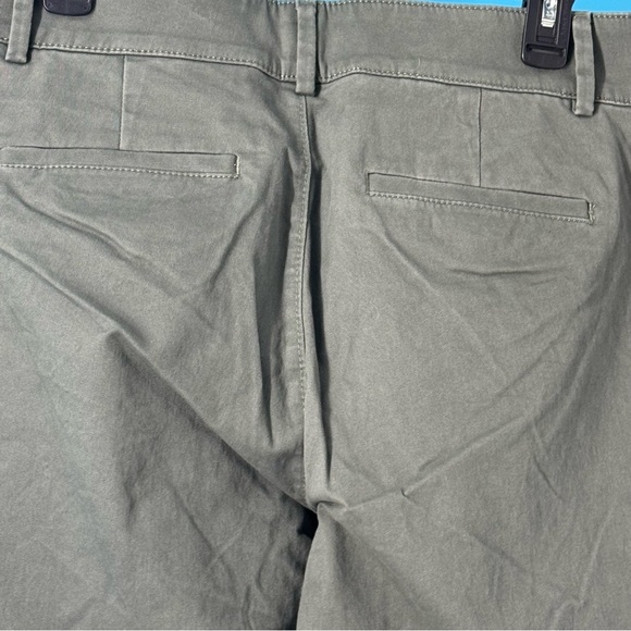 LOFT Green Ankle Cropped Pants - Picture 6 of 6